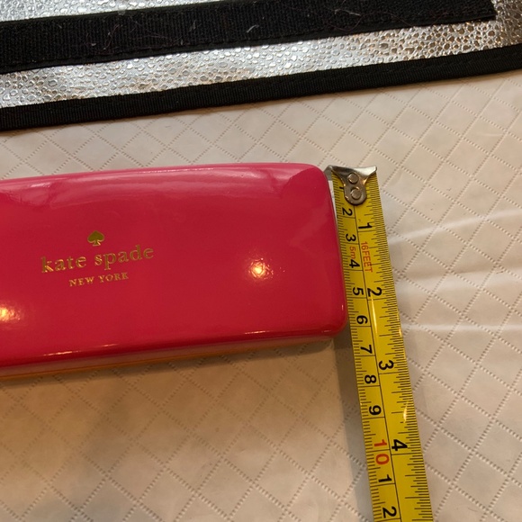 Kate Spade Women's Colorblock Pink & Orange Hard Glasses Case - Picture 13 of 13